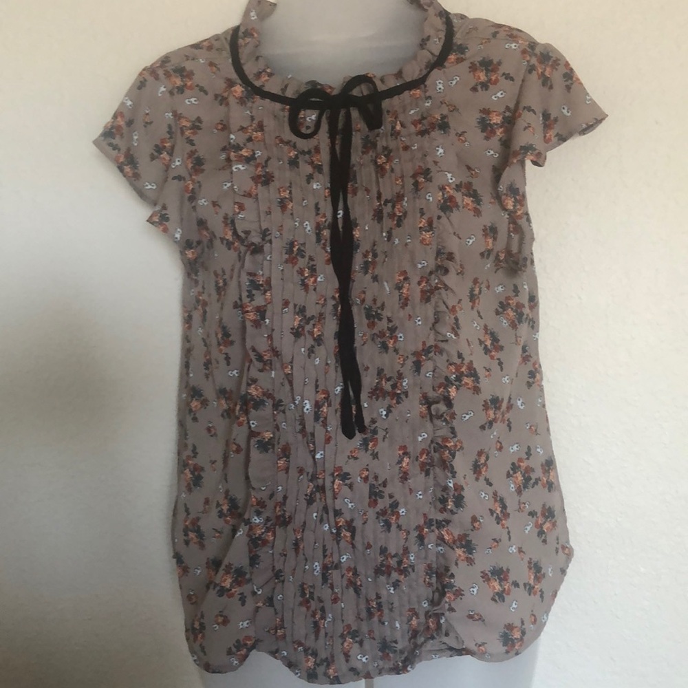 🌺 E & M Floral Blouse 👚 SZ M